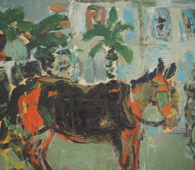 André COTTAVOZ : Le cabriolet, Tableau original (photo de détail 5) - Crédit photo : Galerie Art.Paris