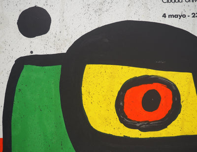 Joan MIRO : Peintures de Miro, Affiche originale (photo de détail 4) - Crédit photo : Galerie Art.Paris