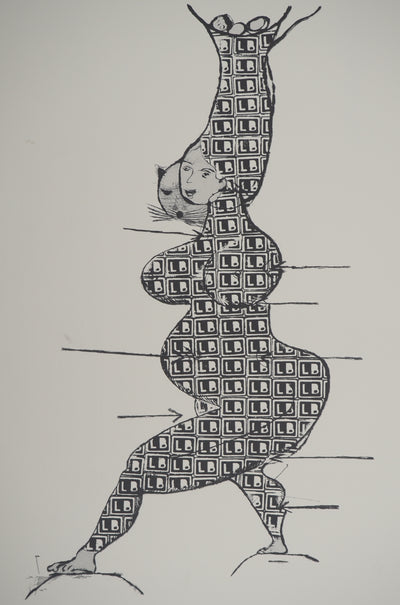 Louise BOURGEOIS : L'empreinte de la mémoire, Affiche originale (photo de détail 2) - Crédit photo : Galerie Art.Paris