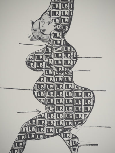 Louise BOURGEOIS : L'empreinte de la mémoire, Affiche originale (photo de détail 4) - Crédit photo : Galerie Art.Paris