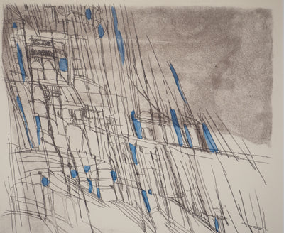 Maria Helena VIEIRA DA SILVA : L'œuvre gravé, Affiche originale (photo de détail 4) - Crédit photo : Galerie Art.Paris