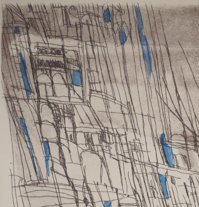 Maria Helena VIEIRA DA SILVA : L'œuvre gravé, Affiche originale (photo de détail 5) - Crédit photo : Galerie Art.Paris