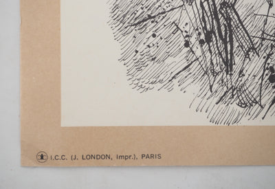 Ronald SEARLE : Le cabinet des estampes, Lithographie originale (photo de détail 7) - Crédit photo : Galerie Art.Paris