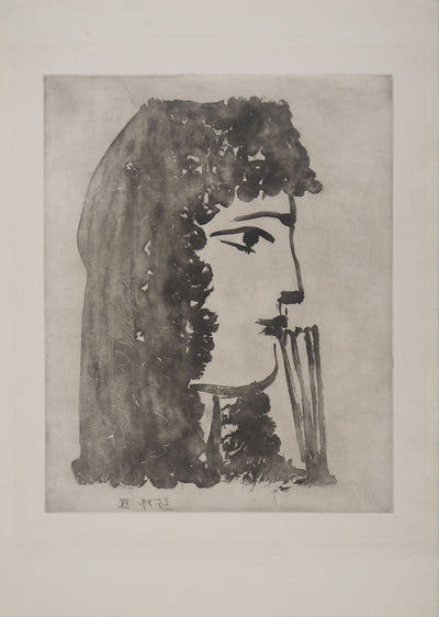 Pablo PICASSO : Carmen, de profi, Gravure originale (vue générale) - Crédit photo : Galerie Art.Paris