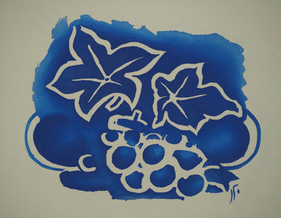 Georges BRAQUE : Feuilles et raisins, Gravure originale (photo de détail 2) - Crédit photo : Galerie Art.Paris