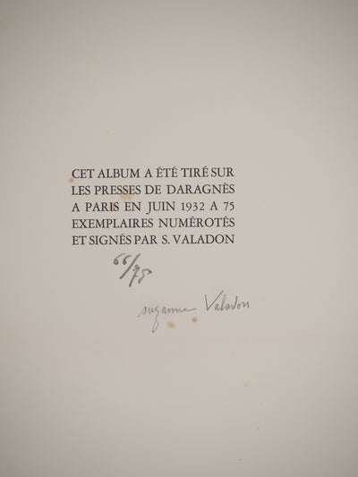 Suzanne VALADON : Catherine nue se coiffant, Gravure originale (photo de détail 3) - Crédit photo : Galerie Art.Paris