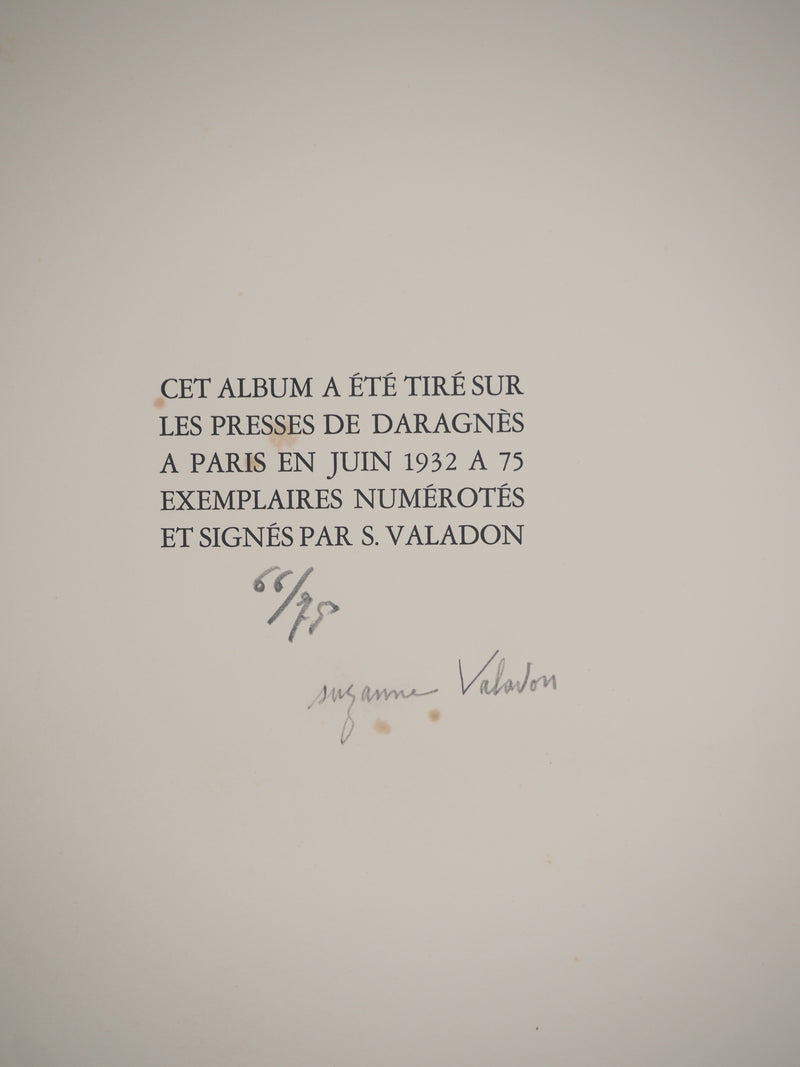 Suzanne VALADON : Christiane nue allongée, Gravure originale (photo de détail 3) - Crédit photo : Galerie Art.Paris