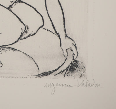 Suzanne VALADON : Catherine au tub, Gravure originale (photo de détail 3) - Crédit photo : Galerie Art.Paris