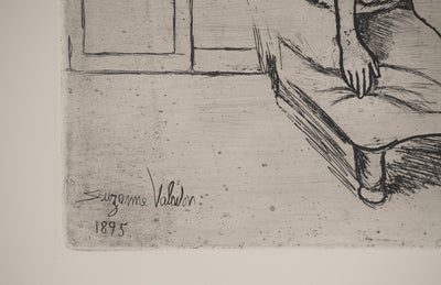 Suzanne VALADON : Louise nue sur le canapé, Gravure originale (photo de détail 7) - Crédit photo : Galerie Art.Paris