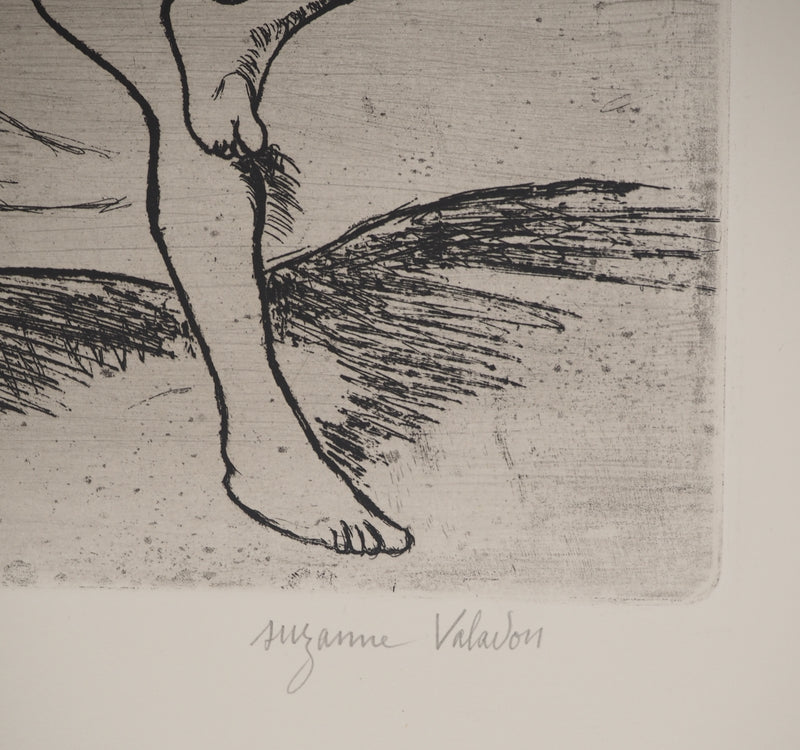Suzanne VALADON : Louise nue sur le canapé, Gravure originale (photo de détail 2) - Crédit photo : Galerie Art.Paris