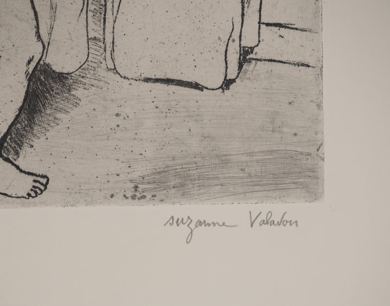 Suzanne VALADON : Catherine nue se coiffant, Gravure originale (photo de détail 2) - Crédit photo : Galerie Art.Paris