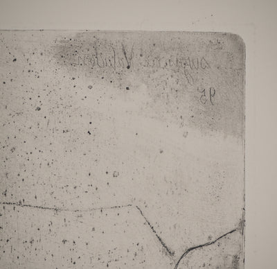 Suzanne VALADON : Catherine prépare le tub et Louise nue se coiffe, Gravure originale (photo de détail 7) - Crédit photo : Galerie Art.Paris