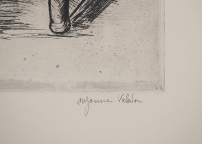 Suzanne VALADON : Christiane nue allongée, Gravure originale (photo de détail 2) - Crédit photo : Galerie Art.Paris