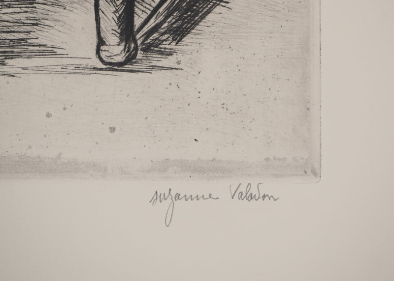 Suzanne VALADON : Christiane nue allongée, Gravure originale (photo de détail 2) - Crédit photo : Galerie Art.Paris