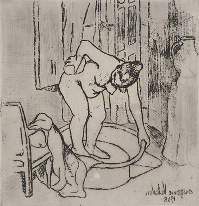 Suzanne VALADON : Catherine s'épongeant, Gravure originale (photo de détail 4) - Crédit photo : Galerie Art.Paris