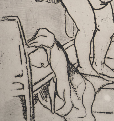 Suzanne VALADON : Catherine s'épongeant, Gravure originale (photo de détail 7) - Crédit photo : Galerie Art.Paris