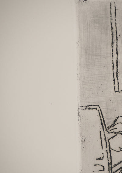Suzanne VALADON : Catherine s'épongeant, Gravure originale (photo de détail 9) - Crédit photo : Galerie Art.Paris