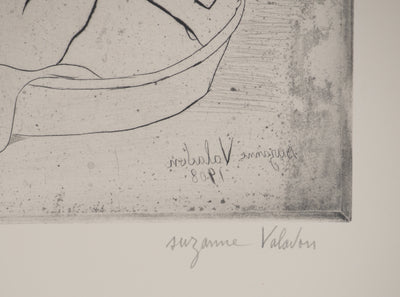 Suzanne VALADON : Marie au tub s'épongeant, Gravure originale (photo de détail 2) - Crédit photo : Galerie Art.Paris