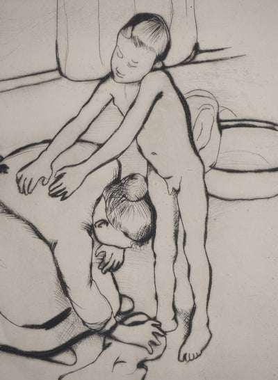 Suzanne VALADON : Catherine et jeune garçon nu, Gravure originale (photo de détail 6) - Crédit photo : Galerie Art.Paris