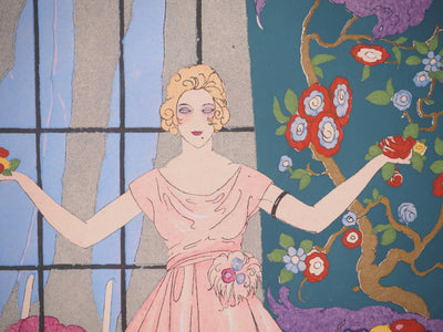 Umberto BRUNELLESCHI : Robe de jour, Lithographie originale (photo de détail 5) - Crédit photo : Galerie Art.Paris