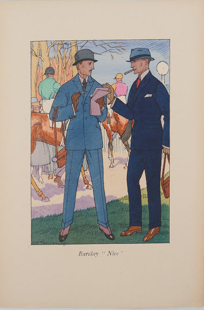 Maurice TAQUOI : Pari à l'hippodrome, Lithographie originale (vue générale) - Crédit photo : Galerie Art.Paris