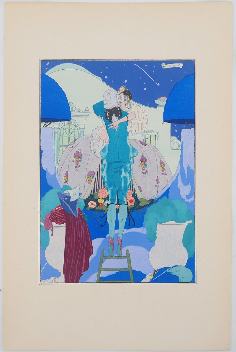 Umberto BRUNELLESCHI : Le baiser sur l&