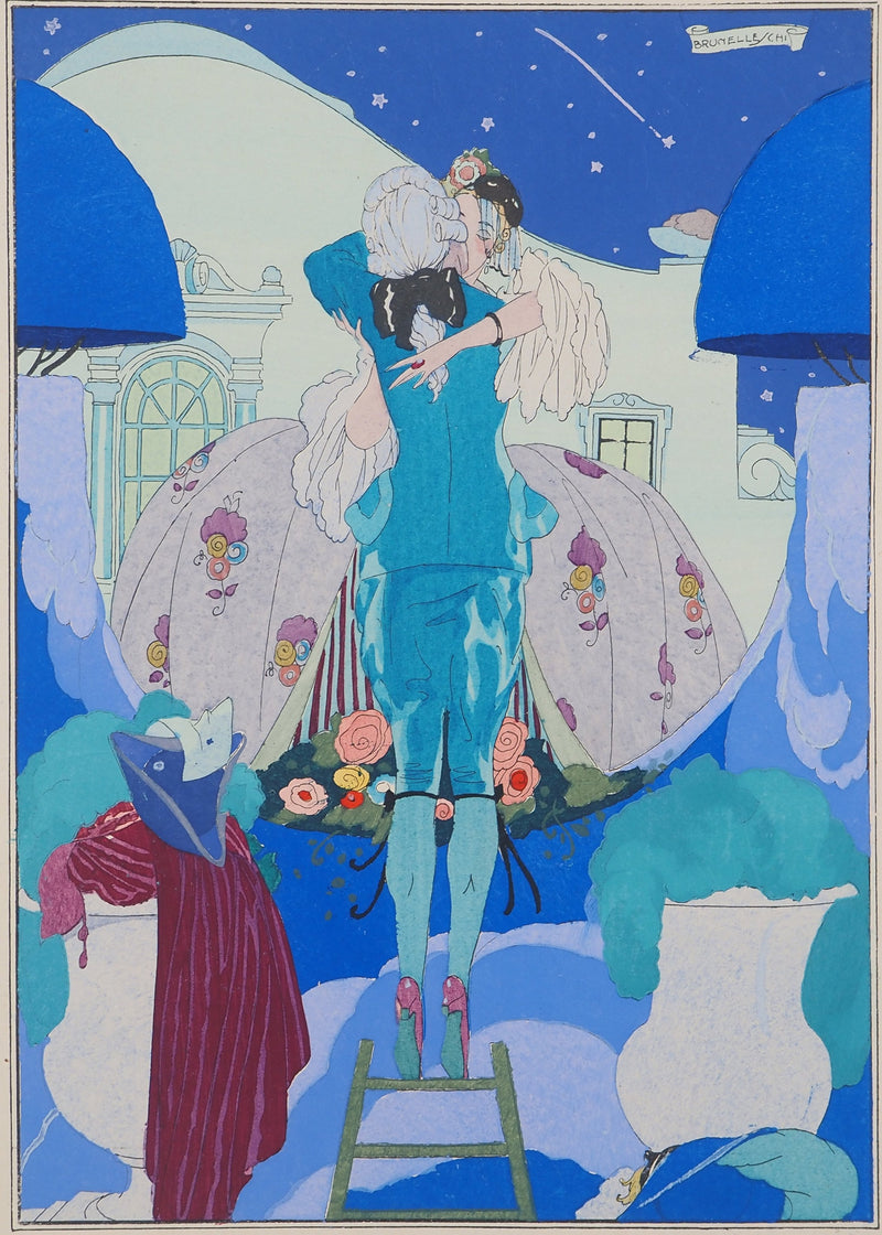 Umberto BRUNELLESCHI : Le baiser sur l&