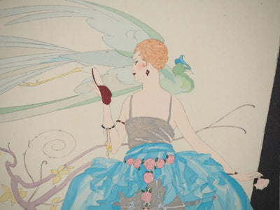 Umberto BRUNELLESCHI : Tenue de soirée, Lithographie originale (photo de détail 4) - Crédit photo : Galerie Art.Paris