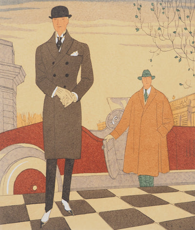 Maurice TAQUOI : Rendez-vous d'affaires, Lithographie originale (photo de détail 2) - Crédit photo : Galerie Art.Paris
