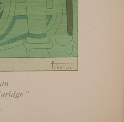 Armand VALLÉE : Armand VALLÉE (1884-1960), Lithographie originale (photo de détail 2) - Crédit photo : Galerie Art.Paris