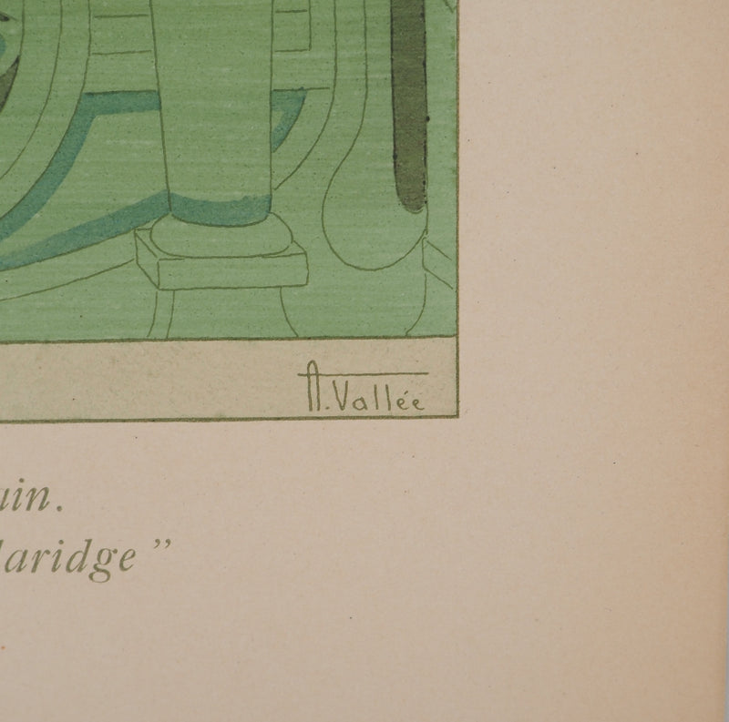 Armand VALLÉE : Armand VALLÉE (1884-1960), Lithographie originale (photo de détail 2) - Crédit photo : Galerie Art.Paris