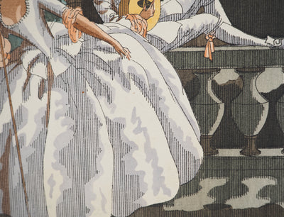 CADOGAN : Sérénade dans le parc, Lithographie originale (photo de détail 5) - Crédit photo : Galerie Art.Paris