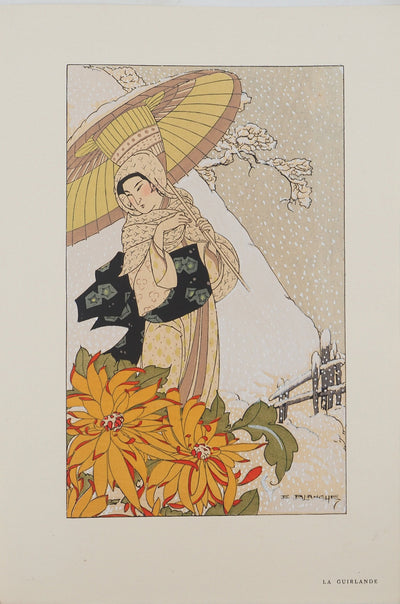 Emmanuel BLANCHE :, Lithographie originale (vue générale) - Crédit photo : Galerie Art.Paris