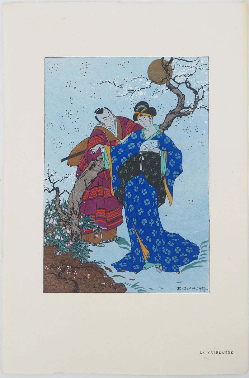 Emmanuel BLANCHE :, Lithographie originale (vue générale) - Crédit photo : Galerie Art.Paris