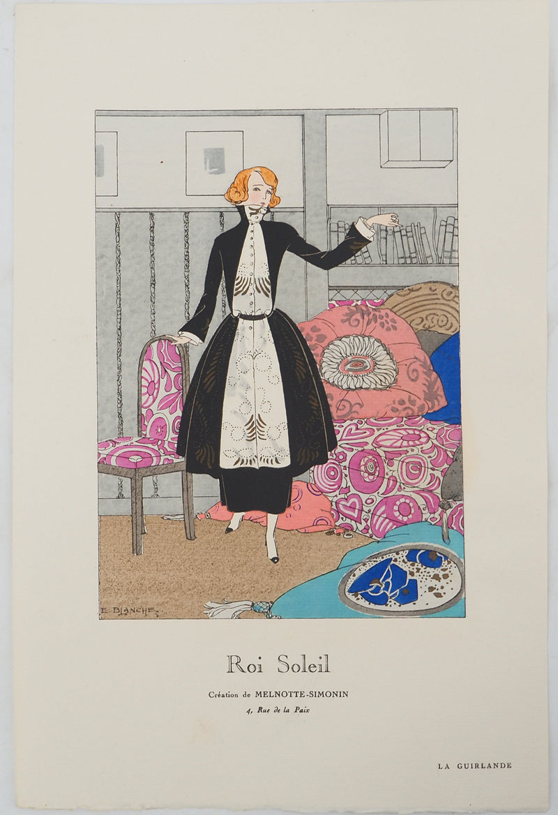 Emmanuel BLANCHE :, Lithographie originale (vue générale) - Crédit photo : Galerie Art.Paris