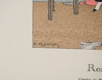 Emmanuel BLANCHE :, Lithographie originale (photo de détail 2) - Crédit photo : Galerie Art.Paris