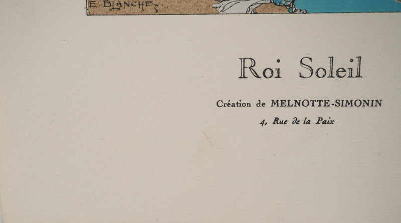 Emmanuel BLANCHE :, Lithographie originale (photo de détail 6) - Crédit photo : Galerie Art.Paris