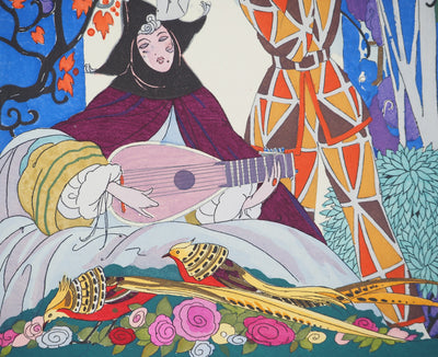 Umberto BRUNELLESCHI : Opéra Turandot, Lithographie originale (photo de détail 4) - Crédit photo : Galerie Art.Paris