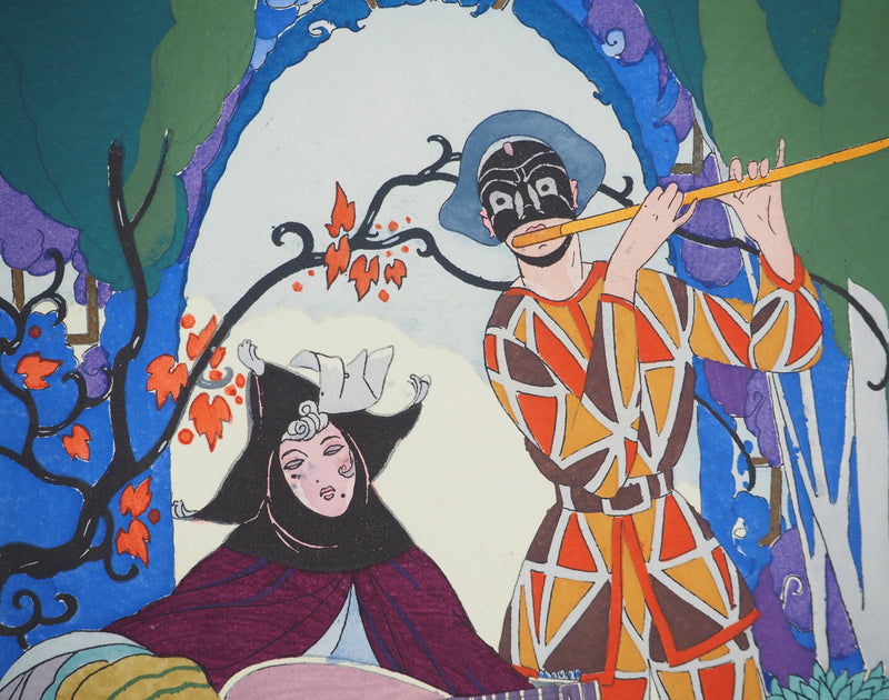 Umberto BRUNELLESCHI : Opéra Turandot, Lithographie originale (photo de détail 5) - Crédit photo : Galerie Art.Paris