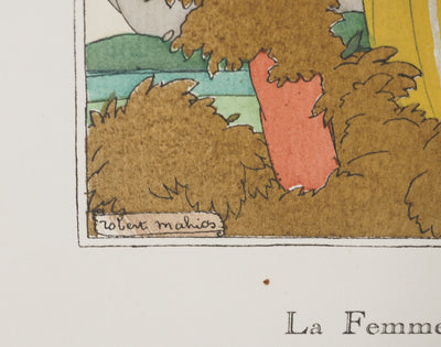 Robert MAHIAS : Robert MAHIAS (1890-1962), Lithographie originale (photo de détail 2) - Crédit photo : Galerie Art.Paris