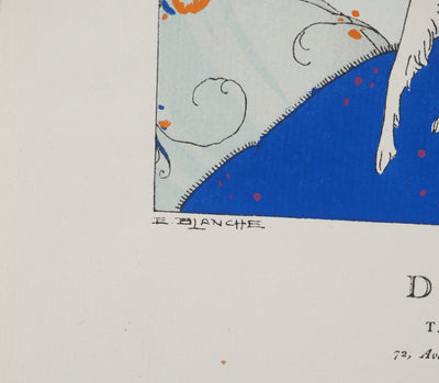 Emmanuel BLANCHE :, Lithographie originale (photo de détail 2) - Crédit photo : Galerie Art.Paris