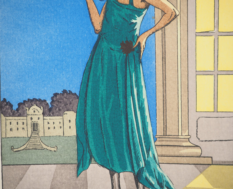Jean HERMANOVITS : Jeune femme à l&