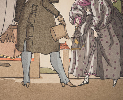 CADOGAN : Voisins de diligence, Lithographie originale (photo de détail 4) - Crédit photo : Galerie Art.Paris