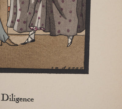 CADOGAN : Voisins de diligence, Lithographie originale (photo de détail 5) - Crédit photo : Galerie Art.Paris