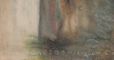 Gilbert PASTOR : Ciel couvert à la montagne , Aquarelle originale (photo de détail 7) - Crédit photo : Galerie Art.Paris