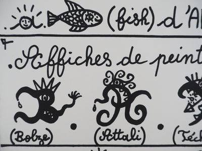 Robert COMBAS : A-Fish d'ART(tiste), Sérigraphie originale (photo de détail 5) - Crédit photo : Galerie Art.Paris