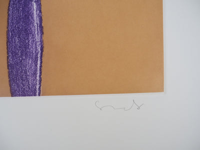 George CONDO : La table, Gravure originale (photo de détail 2) - Crédit photo : Galerie Art.Paris