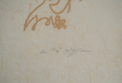 André MASSON : Le baiser et la caresse érophagienn, Gravure originale (photo de détail 2) - Crédit photo : Galerie Art.Paris