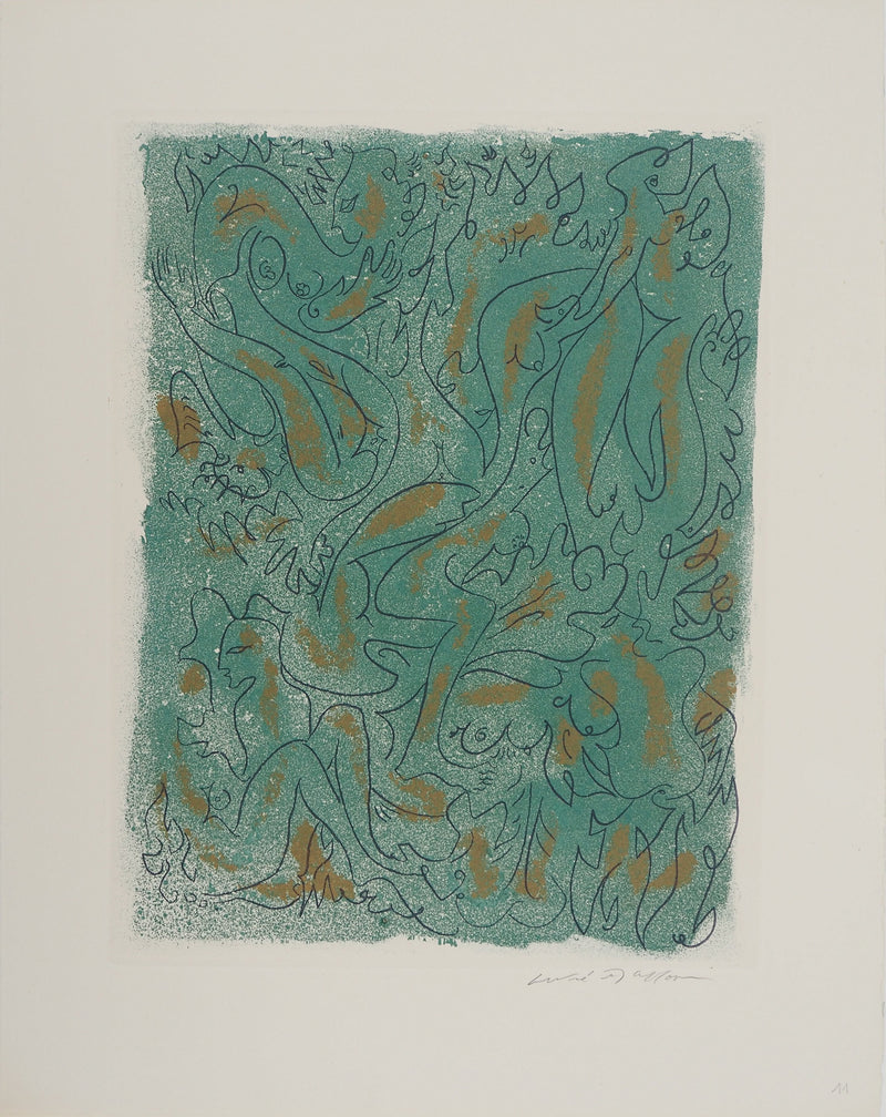 André MASSON : Féminair, Gravure originale (vue générale) - Crédit photo : Galerie Art.Paris