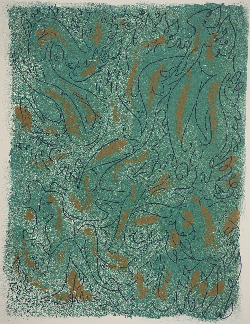 André MASSON : Féminair, Gravure originale (photo de détail 3) - Crédit photo : Galerie Art.Paris